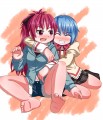 あんこに抱きつくさやかちゃん/朝戸たなぎ@3日目東セ－56b