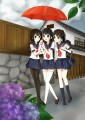 ふたりともなんで傘持ってこないのよー