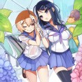 時事刻表：梅雨時用イラスト/山×２