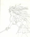 凛々しいアスナ/蒼鳥