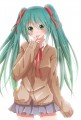 制服ミクさん♪