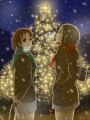 降雪イルミネーション