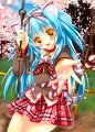 【みみけっと】水色髪白ネコ