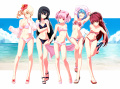 浜辺の魔法少女