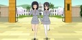 走るむこぬこと桃子
