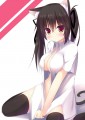裸ワイシャツの猫耳ちゃん