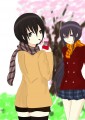 花とポッキーと少女達
