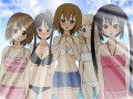 太陽の光で美女たちを輝かせる