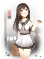 降る。