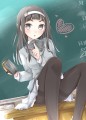 黒ストぱっつん娘