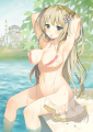 夏の水辺で