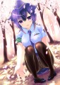「もう大丈夫だよ」犬の婦警さん