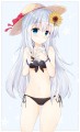 黒ビキニヴェールヌイちゃん(+スク水日焼け)