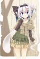 地味緑が似合う森系少女