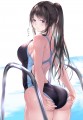 ポニテ子ちゃん「食い込み直しよし！」