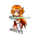【ドット絵】アスナ
				/黒羊