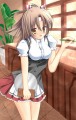 お、お帰りなさいませ・・ご、ご主人様・・・///