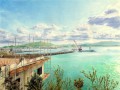 【色鉛筆】廃墟と海