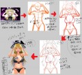元絵から描き上げるまで