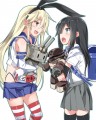 天津風「あたしの連装砲くんの方が、可愛いに決まってるでしょ？」