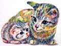親子じゃないけど仲良しっこ猫